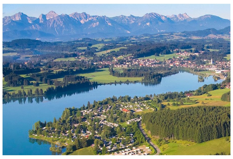 Via Claudia Camping, Lechbruck,Bavaria,Germany